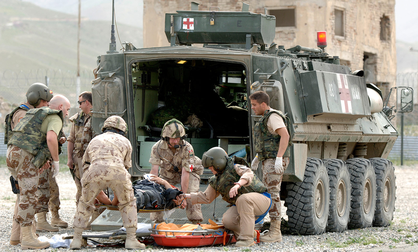 Bison Ambulance in Afghanistan