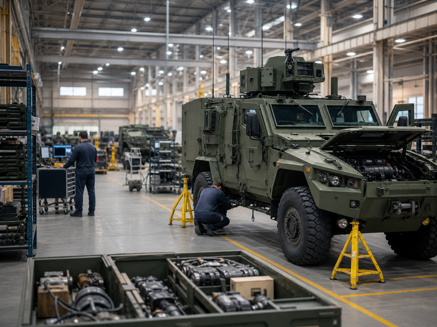 Ground mobility lifecycle support and depot maintenance