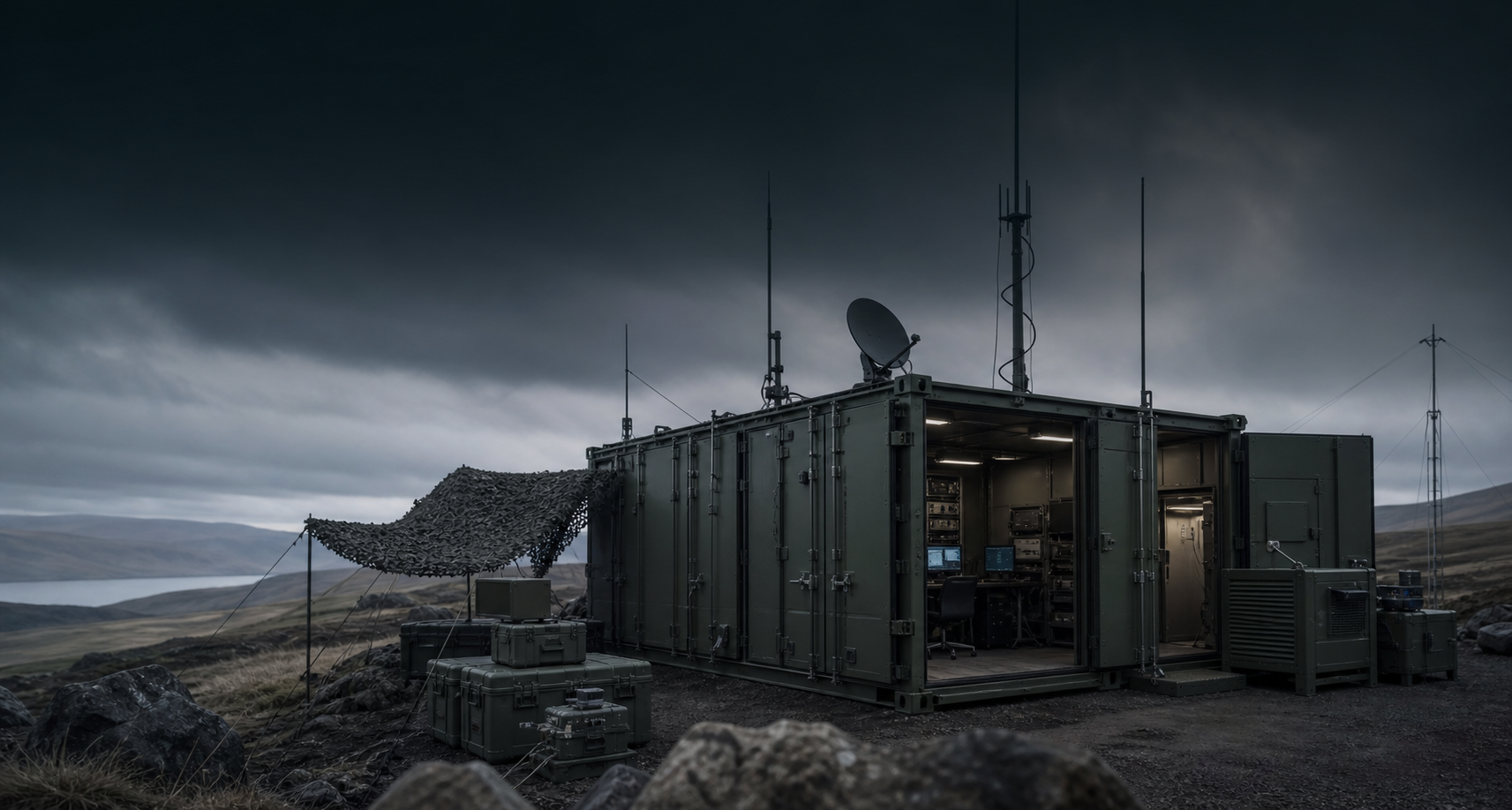 Deployable command shelter